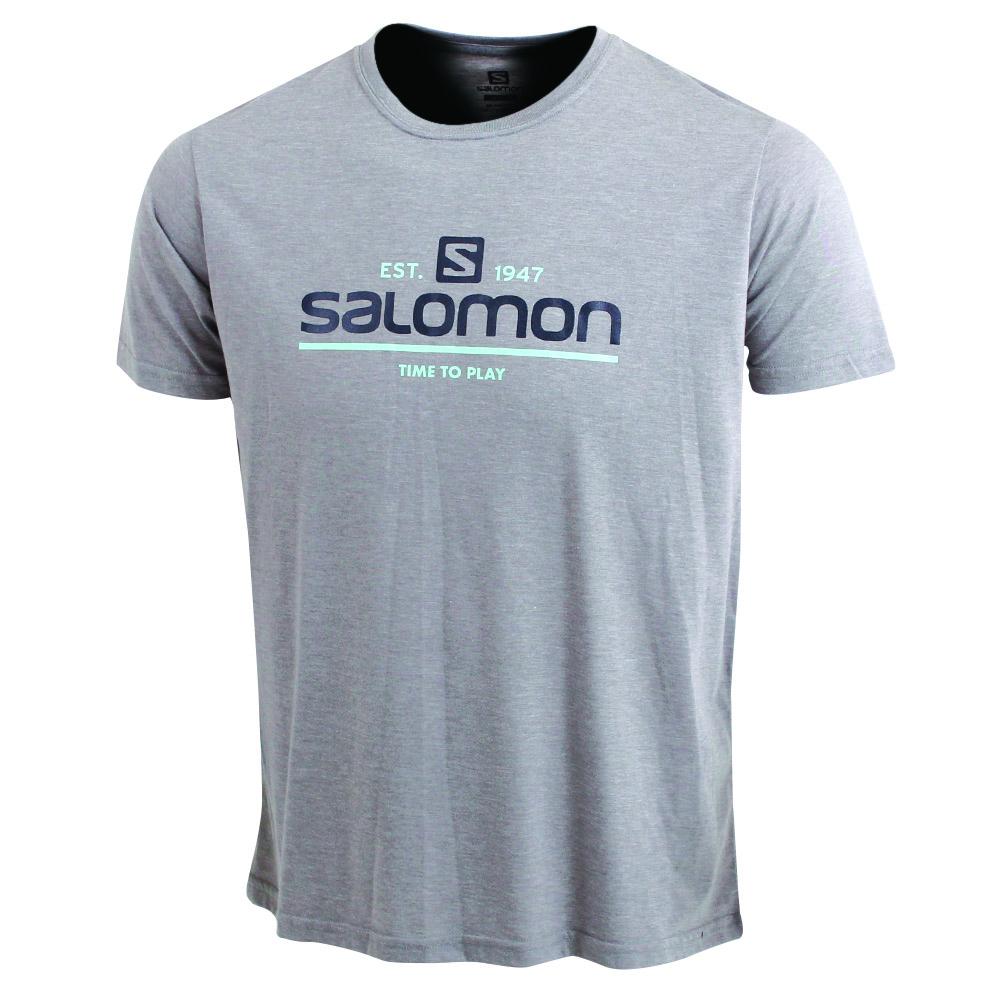 Salomon T-Shirts Herre Grå - TIME TO PLAY SS M (IVSNW-5196)